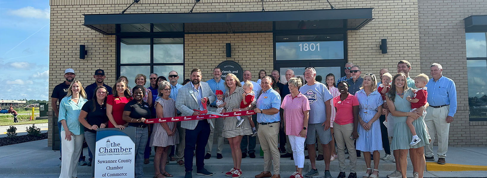 Owners cut the Ribbon at the new Chick-fil-a