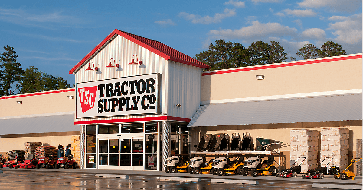 The front of Tractor Supply